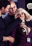 The assailants drag Sandy to a sedan, where they subject her to brutal physical and sexual assault - Slave Auction (fansadox 656) by Hawke