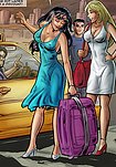Stripped of their possessions and control, the two confront a stark contrast to their former lives - Latin Hell (fansadox 663) by Trenton