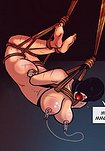 She faces a harrowing ordeal, trapped in a nightmarish world of psychological and physical challenges - The Wellintown Collector (fansadox 675) by Maxxx Art