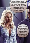 Cassandra is bound and relentlessly used by the professor and his students in a harsh office session - Group Project 2 (fansadox 708) by Hawke