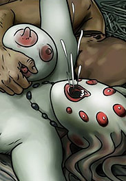 She felt her nipples puckering up and becoming erect and she felt her cunt vibrating - Black Star Timelapse by Mr Kane