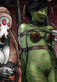 The mutants were sexually aroused by the women's pain and helplessness - Black Star Timelapse by Mr Kane