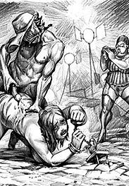 Gaii brutally fucked her after tying her down on all fours - Russian slave trader by Rougin