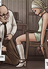 The narrative unfolds with gripping intensity, centering on the power dynamics between Lucy and her captors within a fictional, cartoon universe - The High Ride (fansadox 667) by Slasher