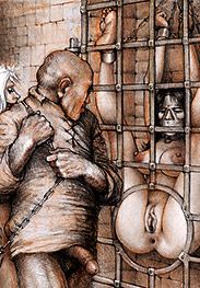 Look at those cunts on the wall - Sex captives of terror prison by Tim Richards