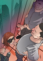 Dive into Gas Station, a chilling new comic where a desolate desert stop traps unsuspecting travelers in a web of depravity - Gas Station (fansadox 664) by Montal