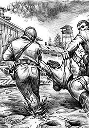 Dragged through the mud into the compound - Enforcers by Rougin