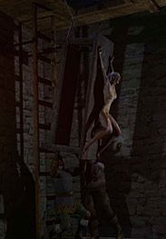 She drew in gasping breaths, difficult in her confined upside down position - Conquered part 1 the queen by Quoom